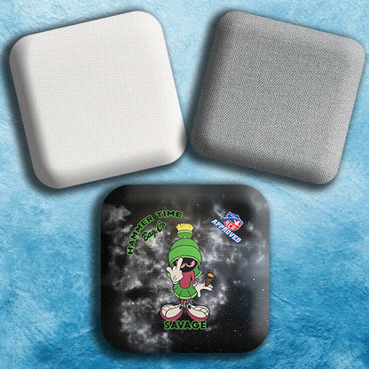 Savage Herringbone Pro Cornhole Bags for Ultimate Control