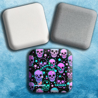 Savage Herringbone Pro Cornhole Bags for Ultimate Control