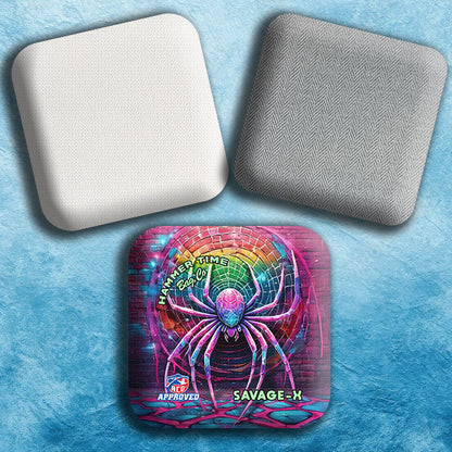 Savage Herringbone Pro Cornhole Bags for Ultimate Control